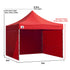 Gazebo Tent Marquee 3x3 PopUp Outdoor  Red