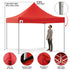 Gazebo Tent Marquee 3x3 PopUp Outdoor  Red