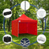 Gazebo Tent Marquee 3x3 PopUp Outdoor  Red