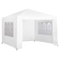 3x3m Outdoor Gazebo Tent Wedding Party Marquee White with Walls