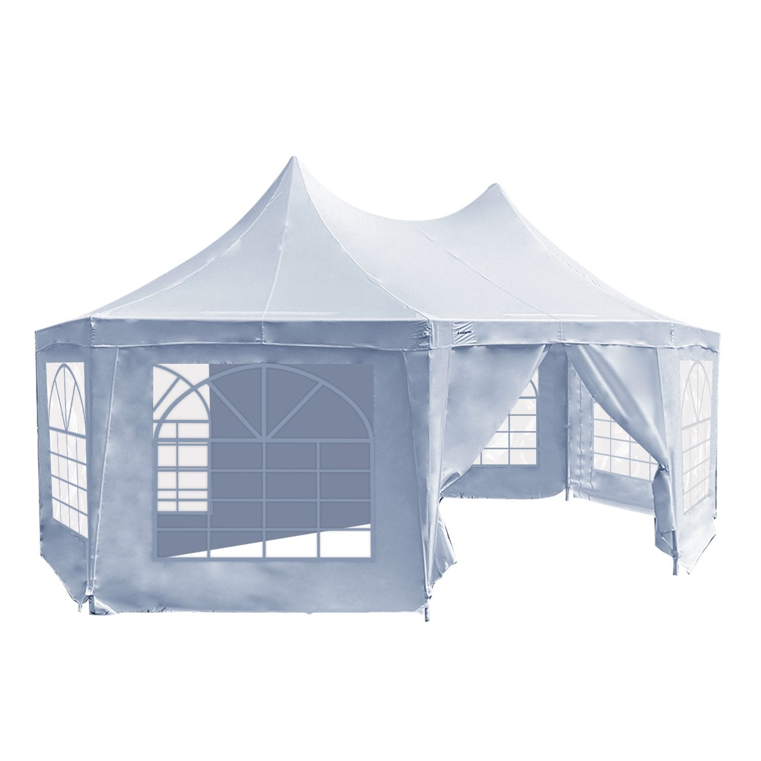 6x4.5m Wedding Gazebo Marquee with Sidewalls