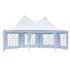 6x4.5m Wedding Gazebo Marquee with Sidewalls