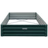 Wallaroo Garden Bed 240 x 120 x 30cm Galvanized Steel - Green