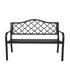 Wallaroo Steel Outdoor Garden Bench - Elegant