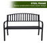 Wallaroo Steel Outdoor Garden Bench - Classic
