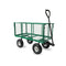 Steel Mesh Garden Trolley Cart - Green