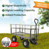 Steel Mesh Garden Trolley Cart - Hammer Grey