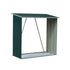 Wood Storage Shed Galvanized Steel - Green