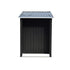 Garden Shed with Semi-Close Storage 4*8FT - Black