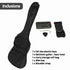 Karrera 39in Electric Guitar Bass Tuner Music 4-String Instrument Full Size Sunburst