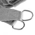 280gsm Outdoor Square Sun Shade Sail Canopy Grey - 5m X 5m