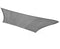Rectangular Shade Sail 3m x 2.5m in Grey, Blocks Over 95% of UV, 185gsm