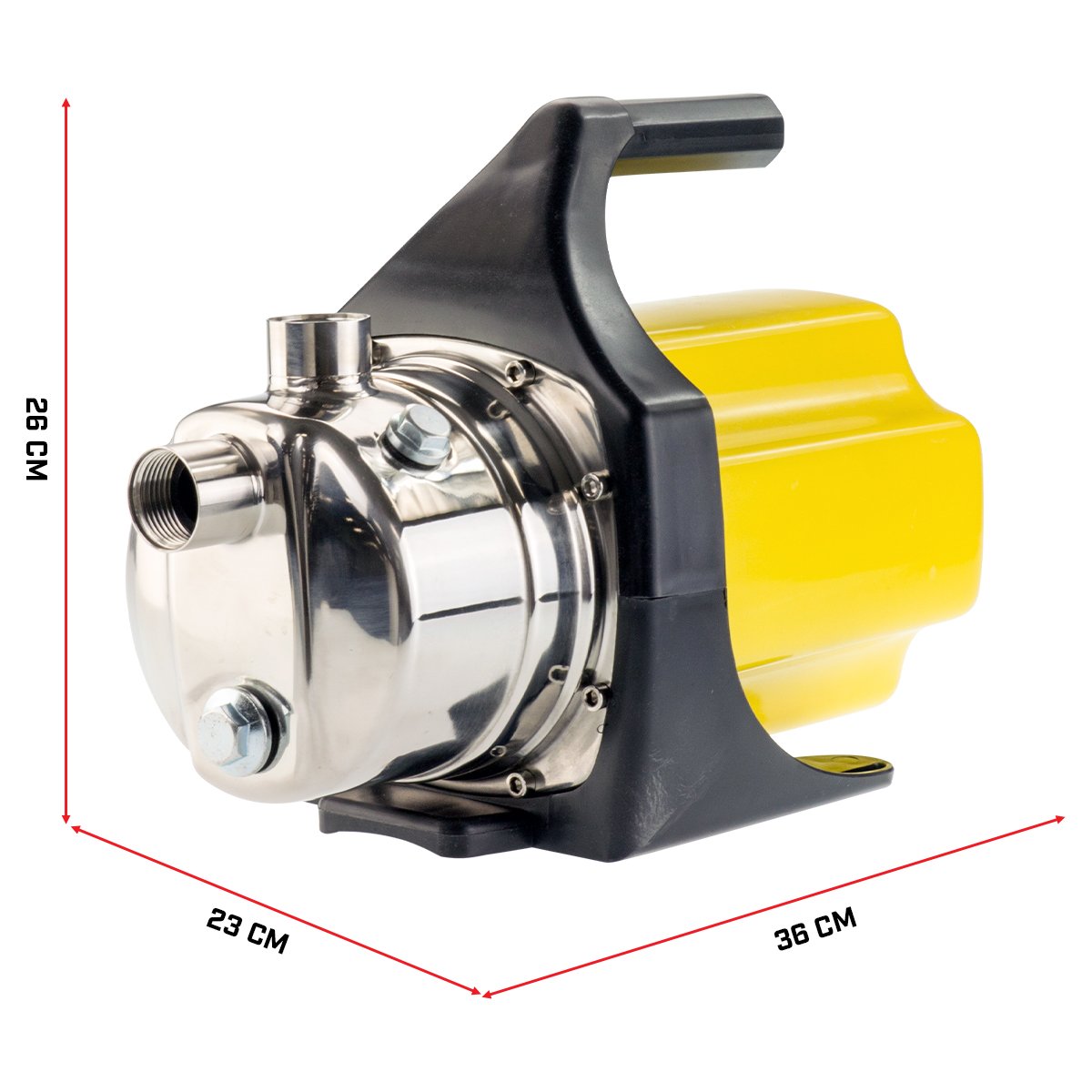 800w Weatherised Water Pump Without Controller- Yellow
