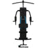 Powertrain JX-300 Multi Station Home Gym 44kg Weight Stack Cable Machine, Curl Pad Leg Extension and Pull-down Bar