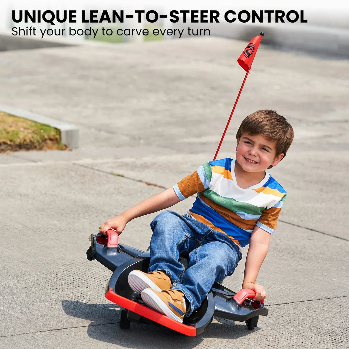Rollplay Nighthawk Bolt 12V Electric Ride-On Go Kart for Kids