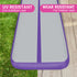 Airtrack 20cm Thick 4m x 1m Inflatable Gymnastics Tumbling Mat Air Track - Purple