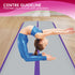 Airtrack 20cm Thick 4m x 1m Inflatable Gymnastics Tumbling Mat Air Track - Purple