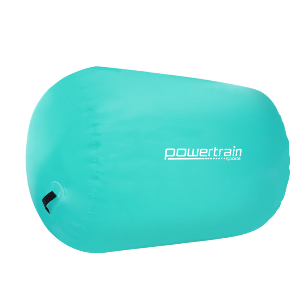 Sports Inflatable Gymnastics Air Barrel Exercise Roller 120 x 75cm - Green