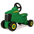 Foot To Floor Tractor Ride-On Toy  Durable Wide Wheelbase Yellow
