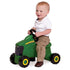 Foot To Floor Tractor Ride-On Toy  Durable Wide Wheelbase Yellow