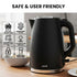 Silver Noir Collection 1.7L Electric Kettle