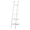 Sarantino Amelia 5-Tier Ladder Shelf in White