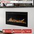 34-inch Linear Fireplace Driftwood and River Rock Accessory Package