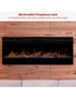 50-inch Linear Fireplace Driftwood and River Rock Accessory Package