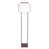 Sarantino Wood Floor Lamp in Cherry Finish