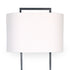 Sarantino Wood Floor Lamp in Cherry Finish