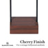 Sarantino Wood Floor Lamp in Cherry Finish