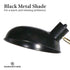 Sarantino Adjustable Two Light Lamp Black and Gold Finish