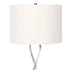 Sarantino Contemporary Table Lamp In Nickel Finish