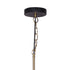 Black and Gold Pendant Light  Adjustable Sloped Ceiling 140cm