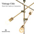 6-Light Metal Sputnik Floor Lamp