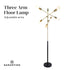 6-Light Metal Sputnik Floor Lamp