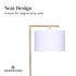 90-Degree Modern Arc Floor Lamp