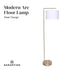 90-Degree Modern Arc Floor Lamp