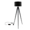Minimalist Modern Tripod Floor Lamp Black