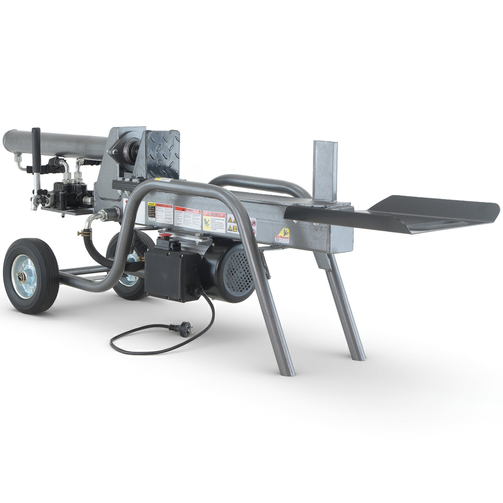 12 Tonne Electric Hydraulic Log Splitter Heavy-Duty Firewood Splitter