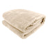 Mink Blanket Double Sided 600GSM Queen Size Beige