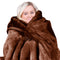 Laura Hill Mink Blanket Double Sided Queen Size Soft Plush Bed Faux Throw Rug 220 X 240cm