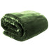 600gsm Faux Mink Blanket Queen Size Double-sided Throw Rug Large Super Luxurious Soft - Green