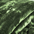 600gsm Faux Mink Blanket Queen Size Double-sided Throw Rug Large Super Luxurious Soft - Green