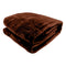 800-GSM Mink Blanket Gift Boxed Queen Size Double-Sided Soft Plush Bed Faux Throw Rug Chocolate