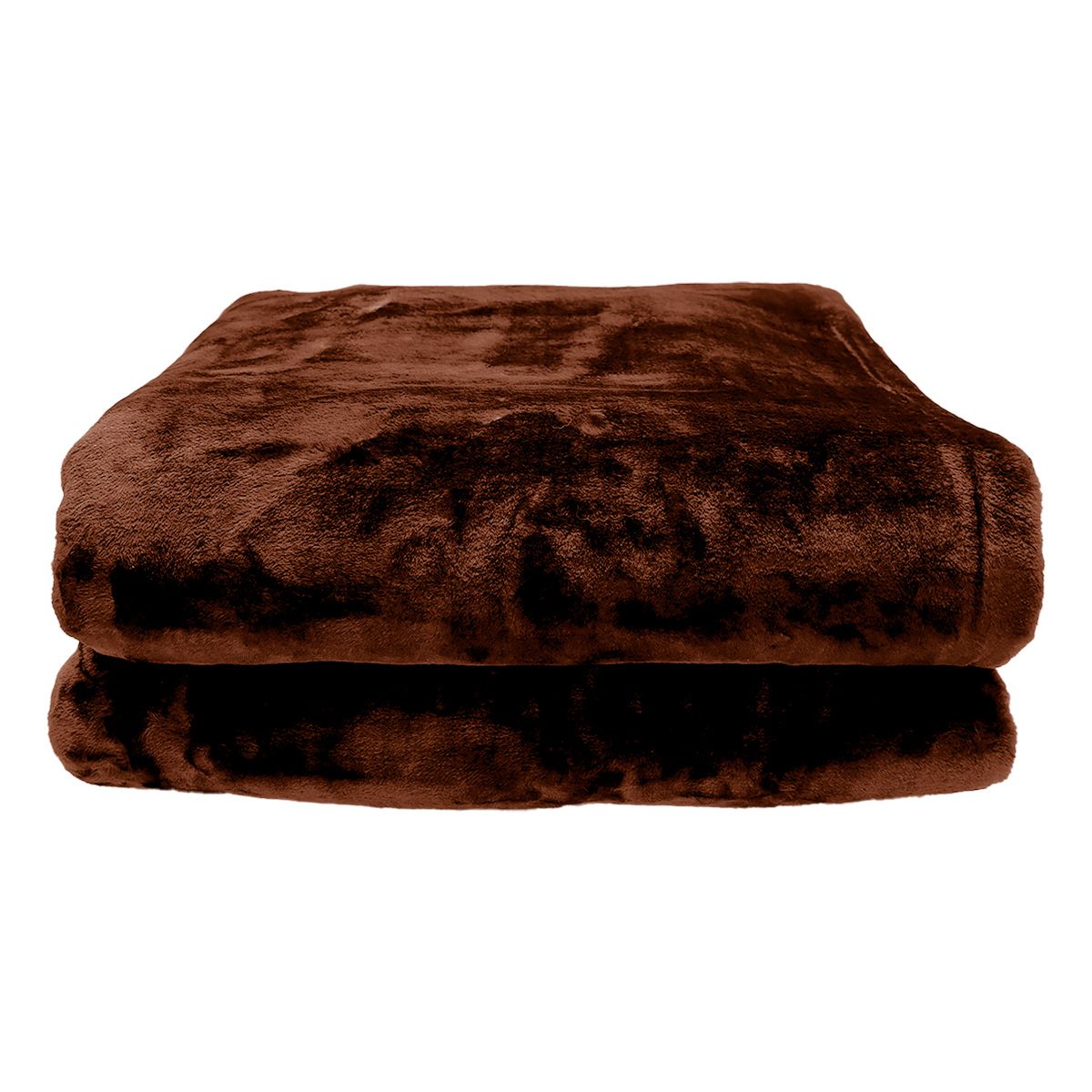 800-GSM Mink Blanket Gift Boxed Queen Size Double-Sided Soft Plush Bed Faux Throw Rug Chocolate