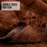 800-GSM Mink Blanket Gift Boxed Queen Size Double-Sided Soft Plush Bed Faux Throw Rug Chocolate