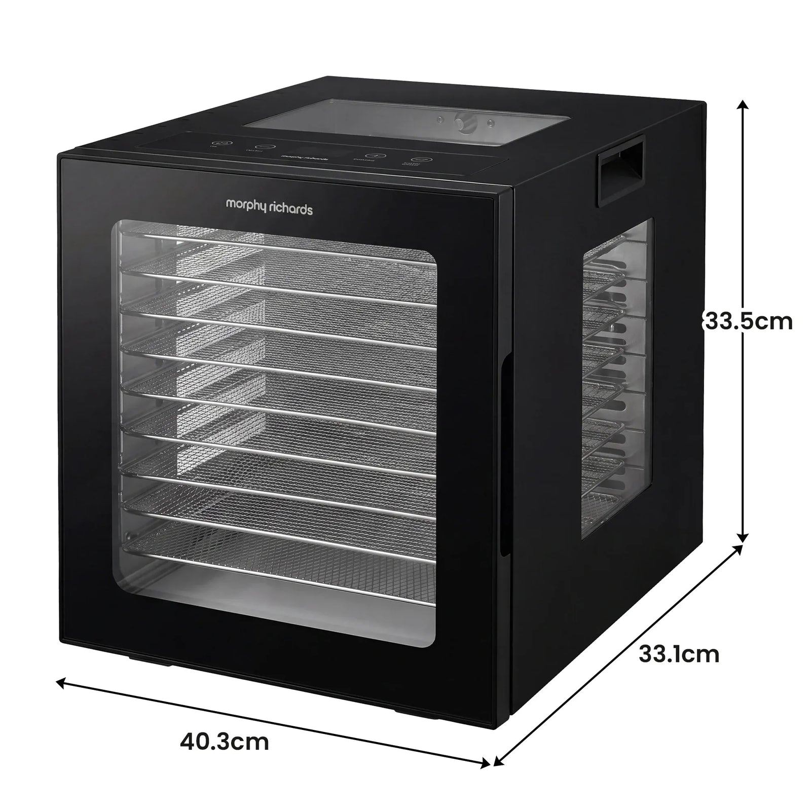 10-Shelf Food Dehydrator with 10 Preset Programs and Timer