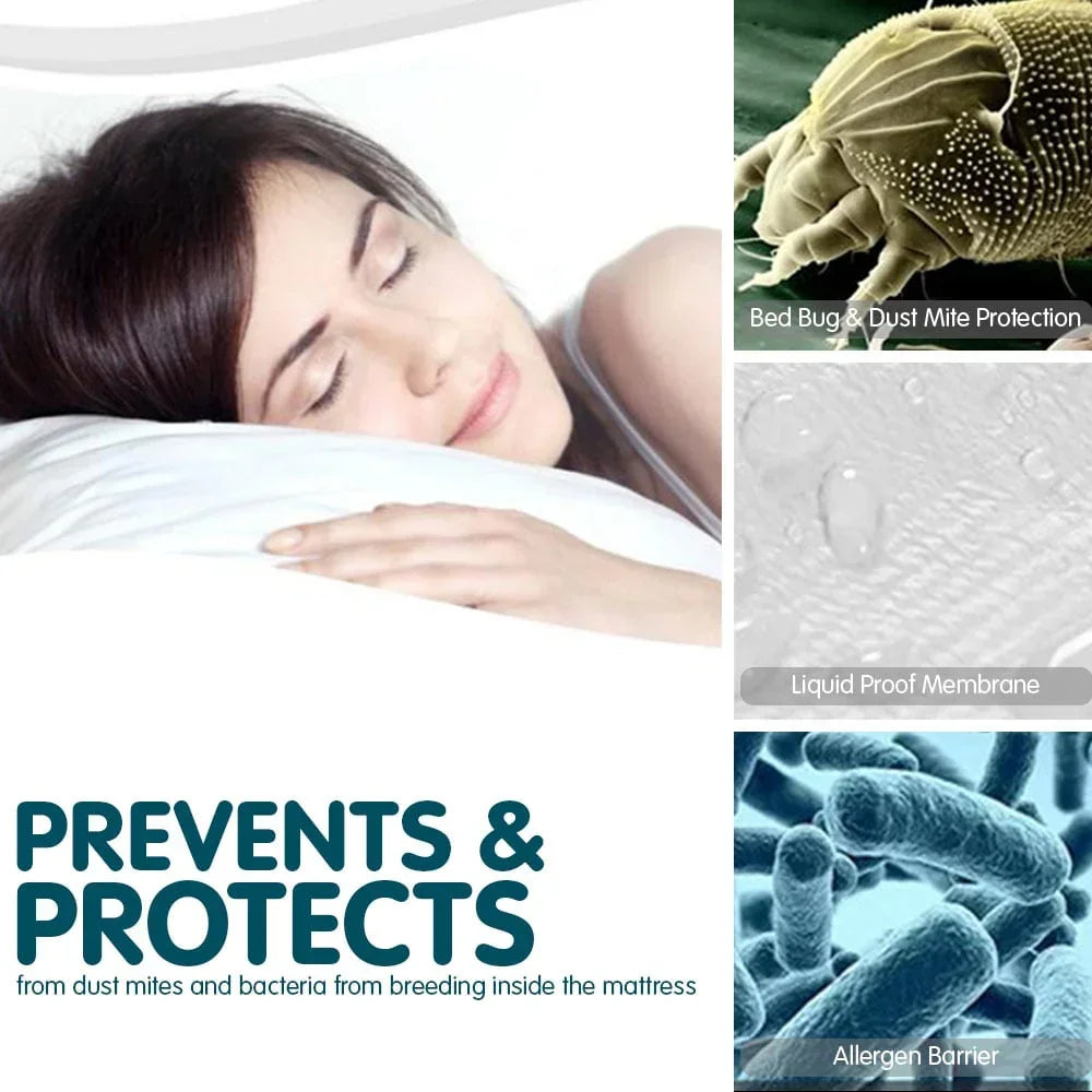 Luxury Cool Max Comfortable Fully Fitted Bed Mattress Protector - King