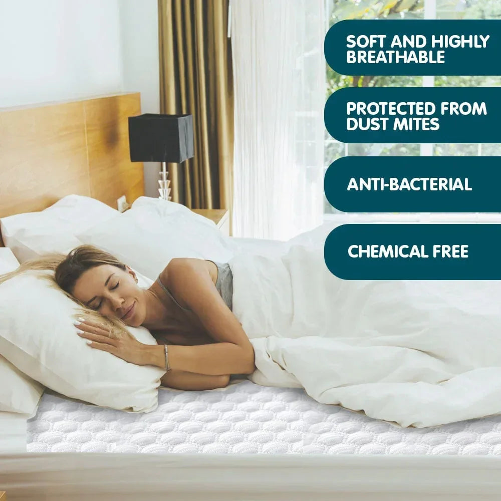 Luxury Cool Max Comfortable Fully Fitted Bed Mattress Protector - King